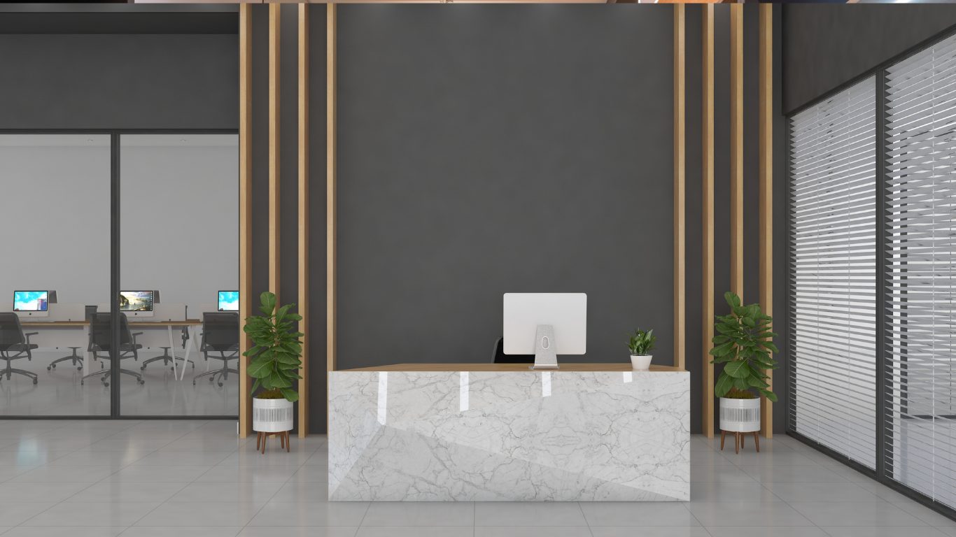 Reception Counters and Feature Panels