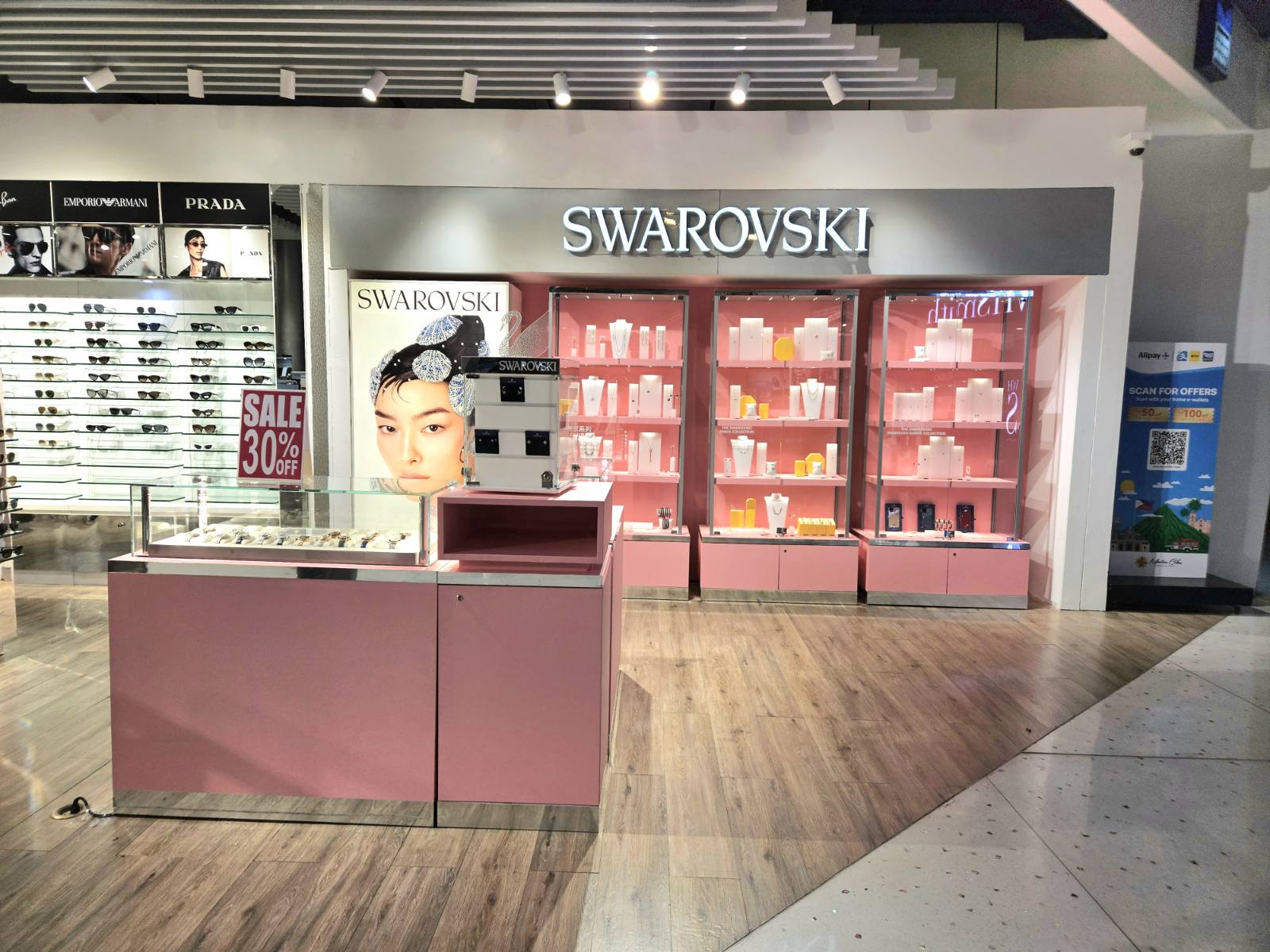 product display counter refreshed with vinyl wraps